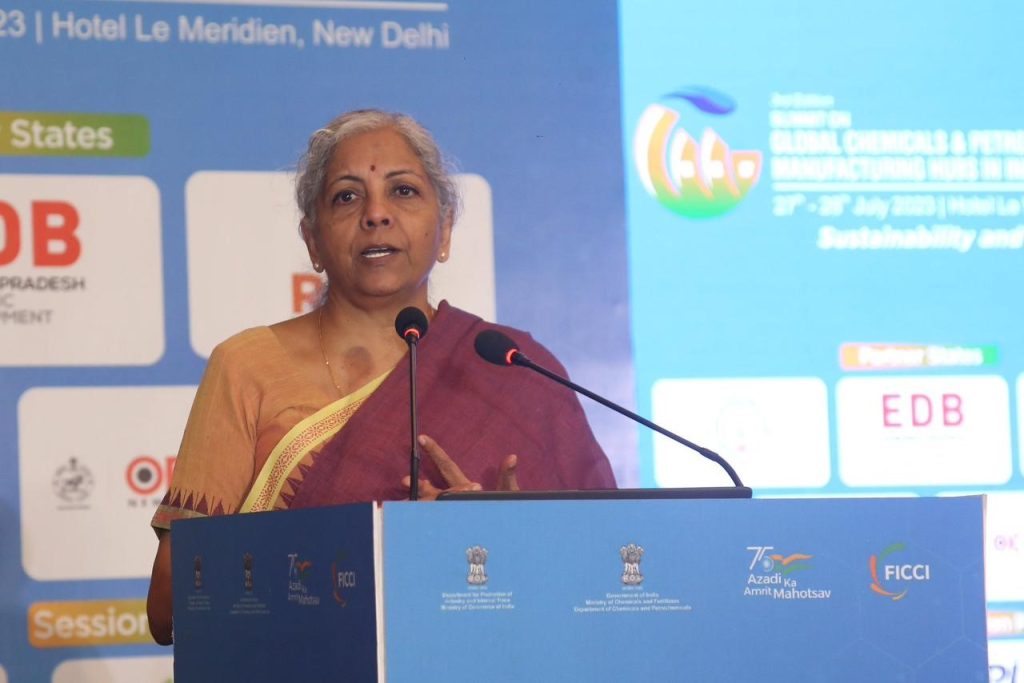 India aims to achieve self-sufficiency in energy sector by 2047 and zero carbon emission by 2070: Nirmala Sitharaman