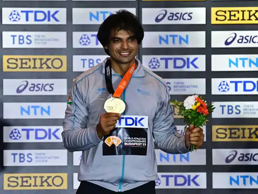 Neeraj first Indian to win both Olympic and World Championship gold simultaneously