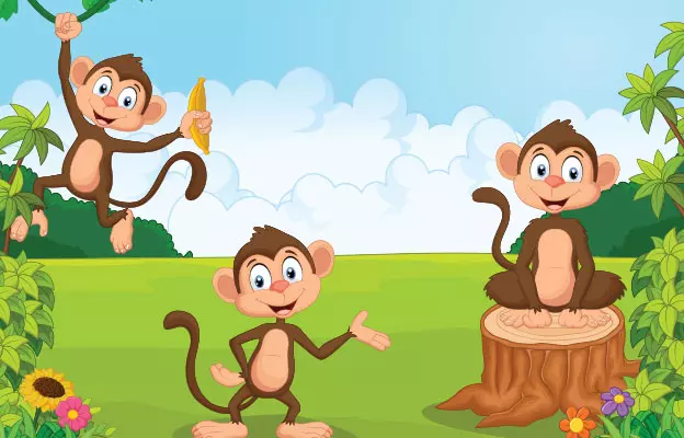 Today's story; the monkey and the wooden peg