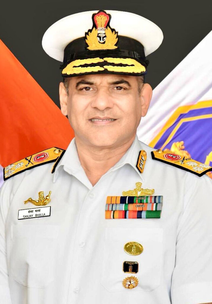 Vice Admiral Sanjay Bhalla, Ati Vishisht Seva Medal, NM assumes charge as Chief of Personnel of the Indian Navy