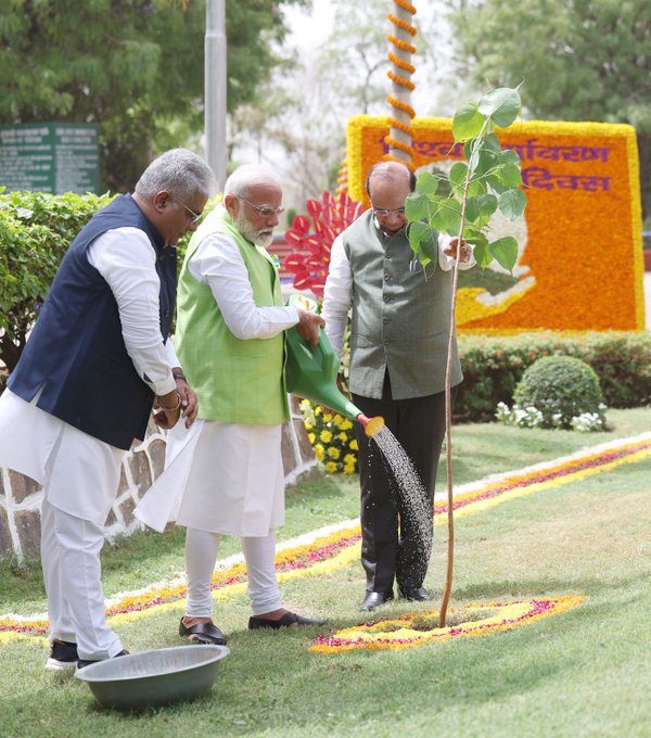 Prime Minister Shri Narendra Modi launches 'Ek Ped Maa Ke Naam' campaign