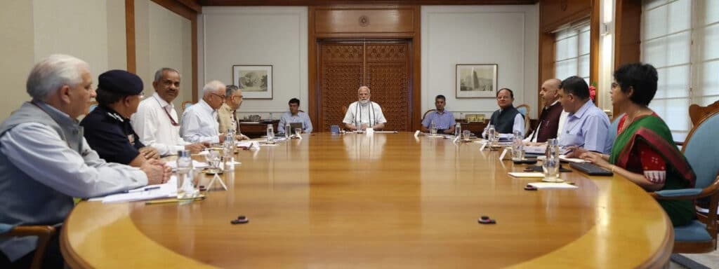 Prime Minister reviewed the preparations related to the ongoing scorching heat and onset of monsoon in the country.